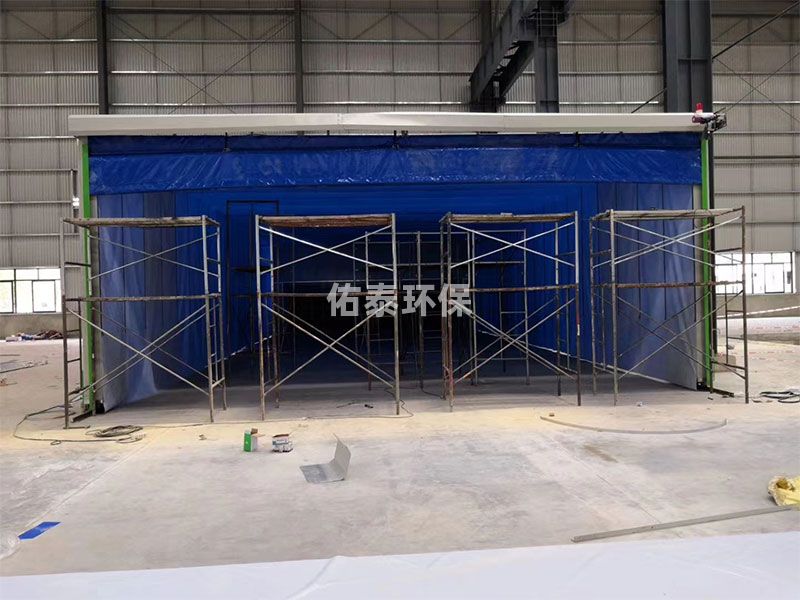 鋼結(jié)構(gòu)加工廠(chǎng)噴漆房及廢氣處理設(shè)備